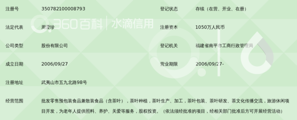 武夷山成隆天创茶业股份
